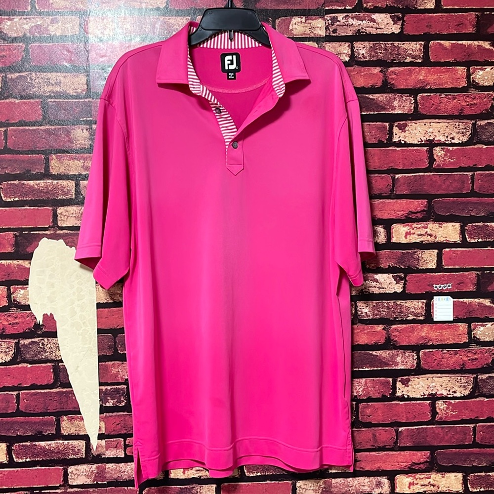 Foot joy polo size large pink golf